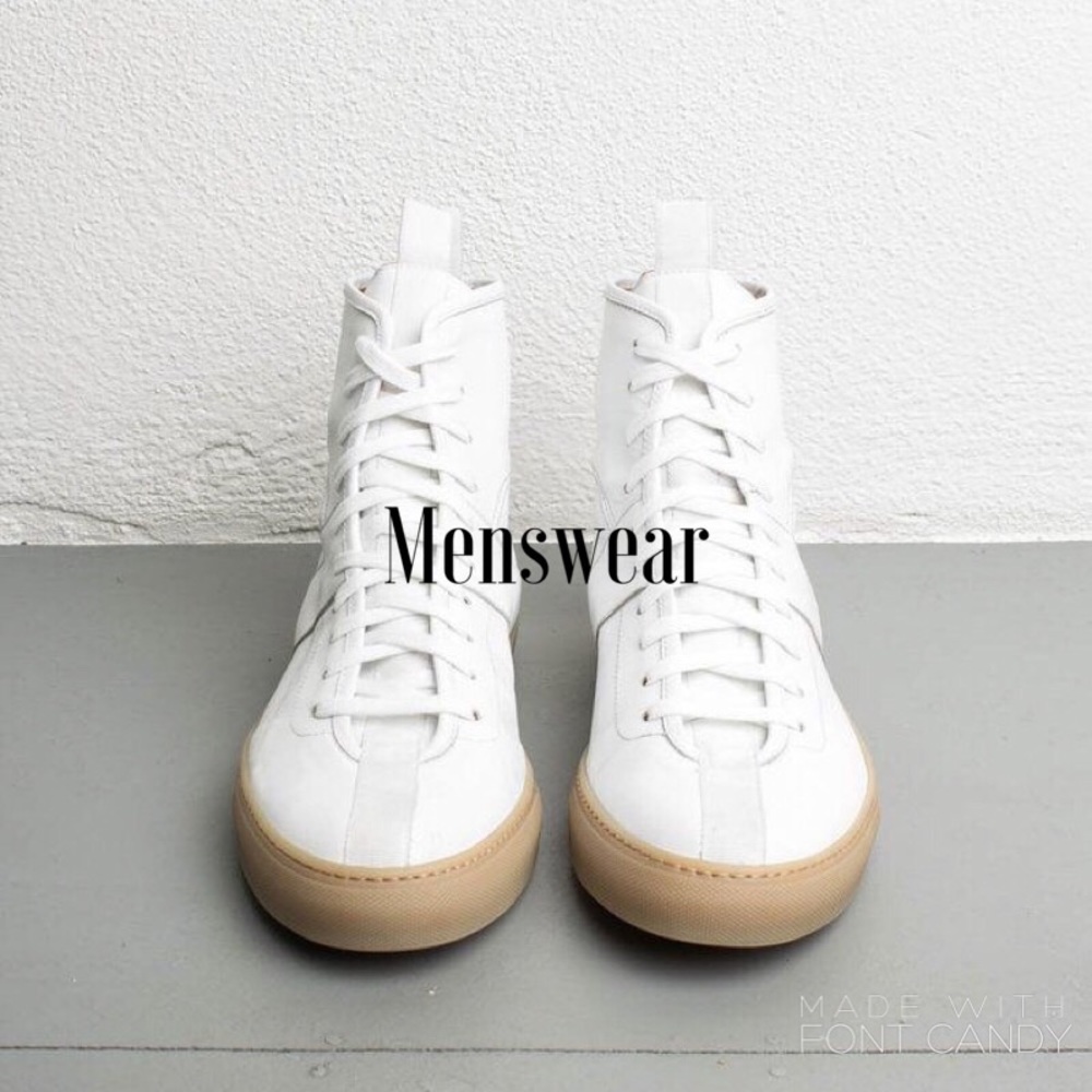 Menswear beyond this point.